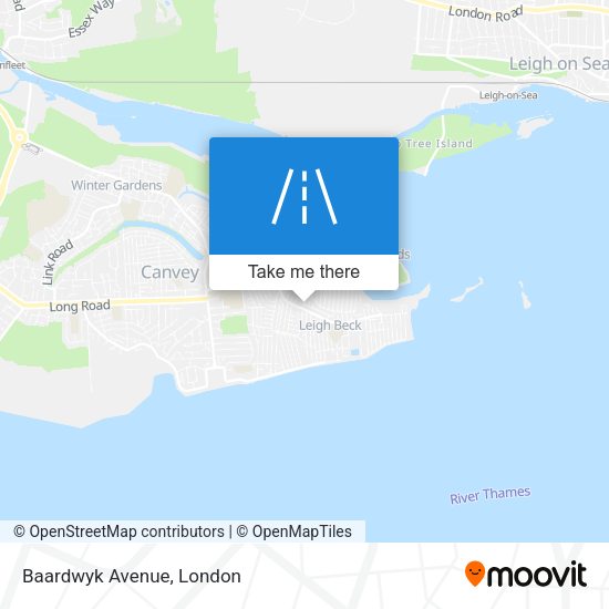 Baardwyk Avenue map