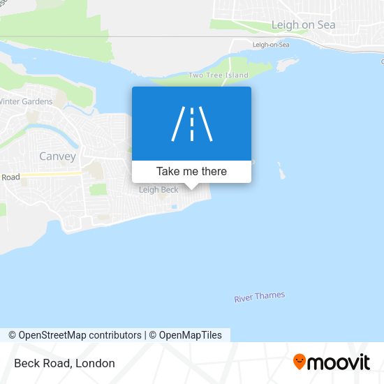 Beck Road map
