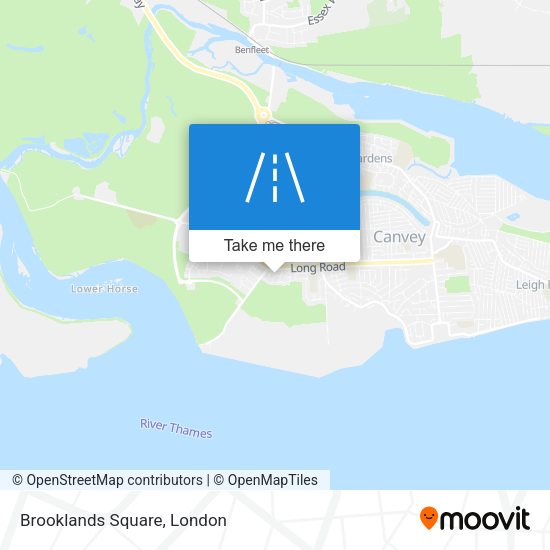 Brooklands Square map