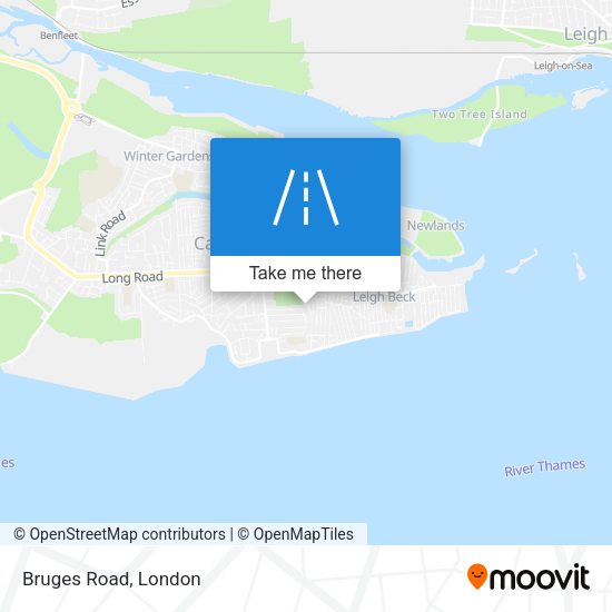 Bruges Road map