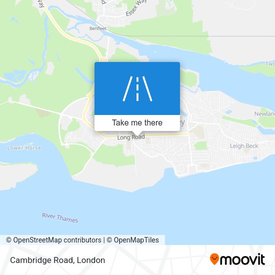 Cambridge Road map