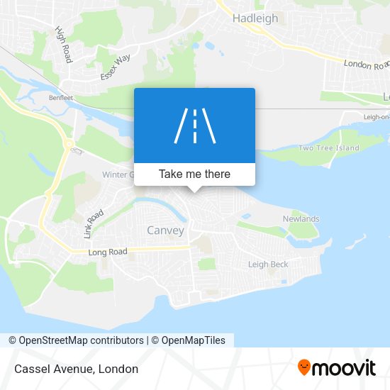 Cassel Avenue map