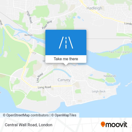 Central Wall Road map