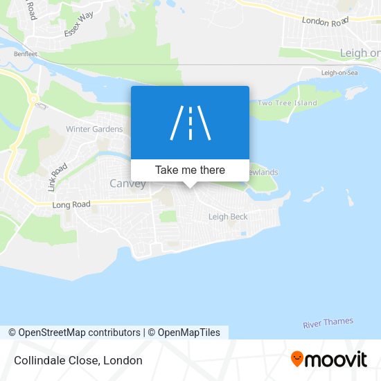 Collindale Close map