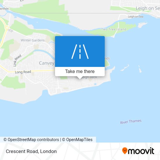 Crescent Road map