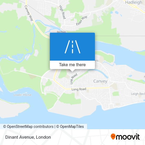 Dinant Avenue map