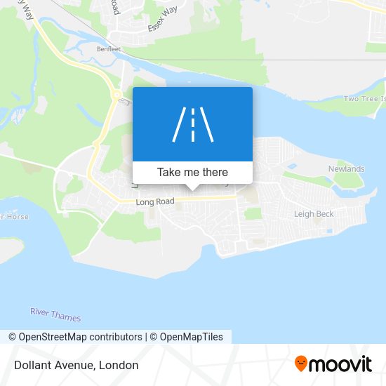 Dollant Avenue map