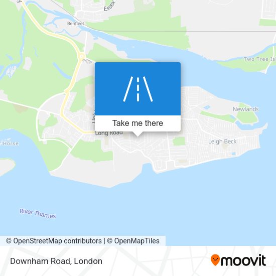 Downham Road map
