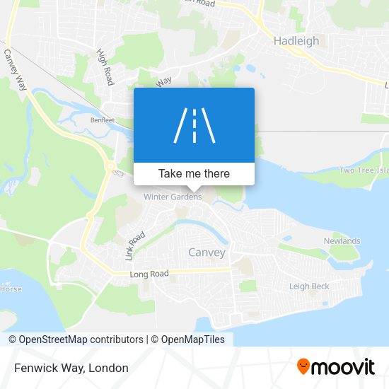 Fenwick Way map
