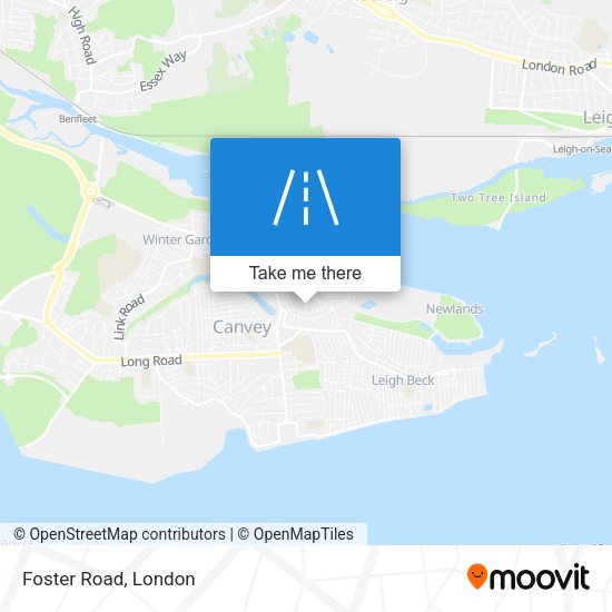 Foster Road map