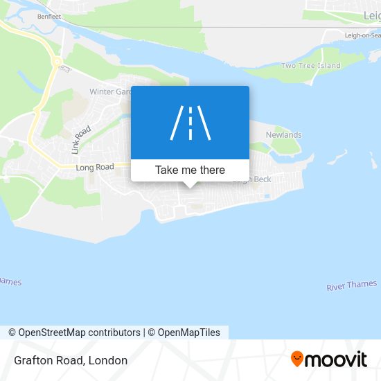 Grafton Road map