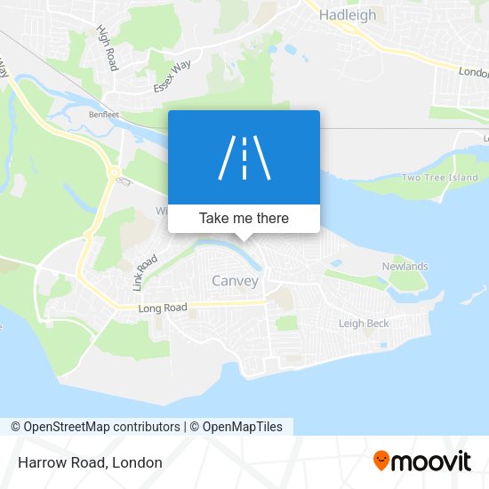 Harrow Road map