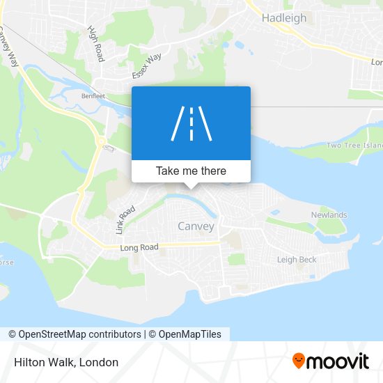 Hilton Walk map