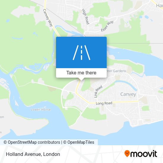 Holland Avenue map