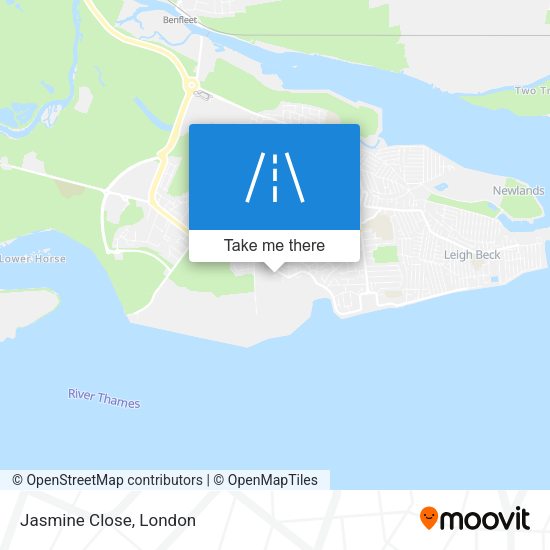 Jasmine Close map