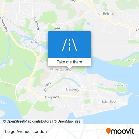 Leige Avenue map