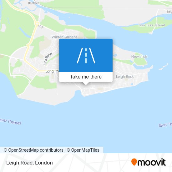 Leigh Road map