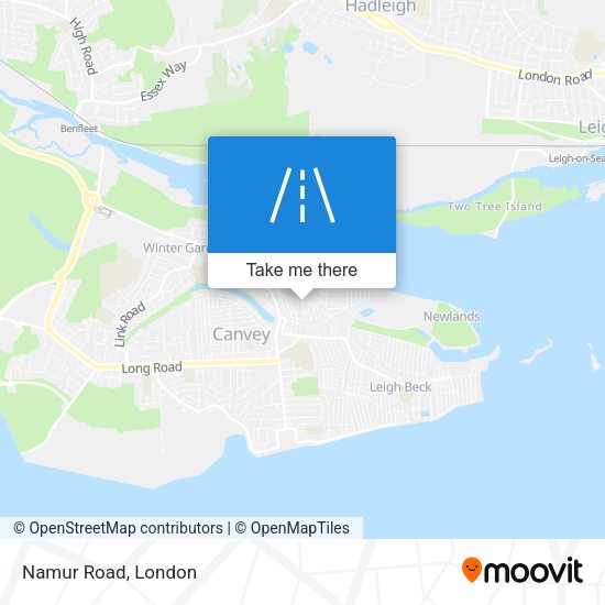 Namur Road map