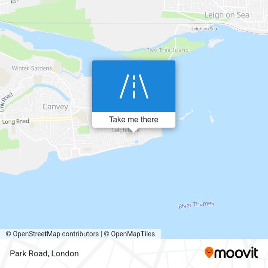 Park Road map
