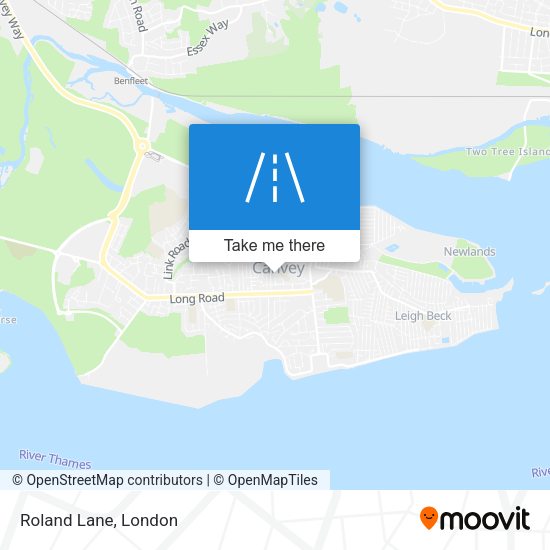 Roland Lane map