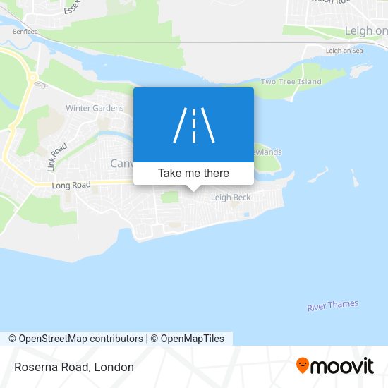 Roserna Road map