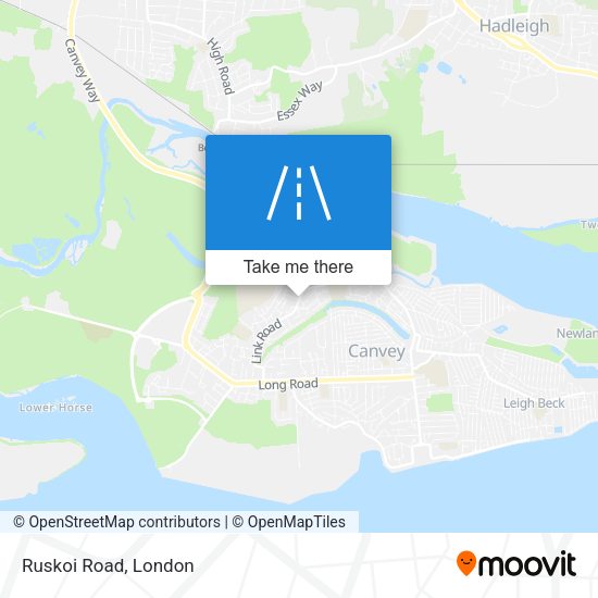 Ruskoi Road map