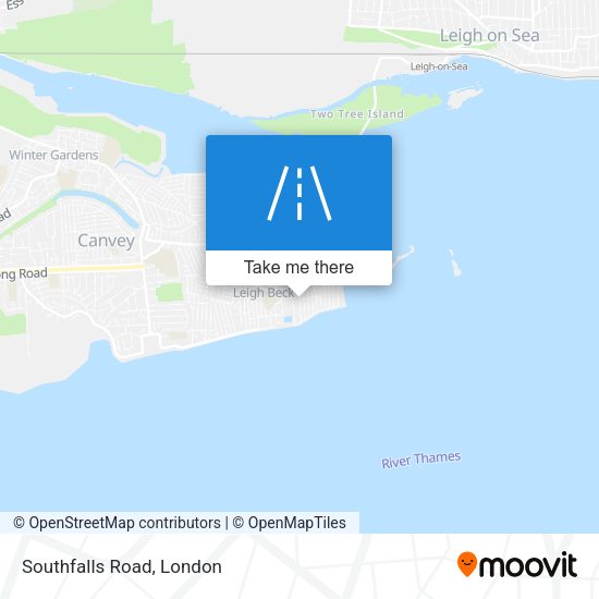 Southfalls Road map