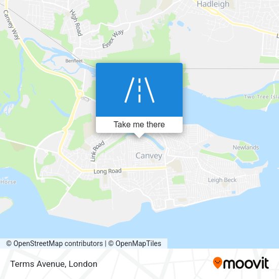 Terms Avenue map