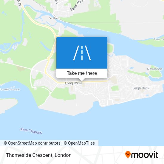 Thameside Crescent map