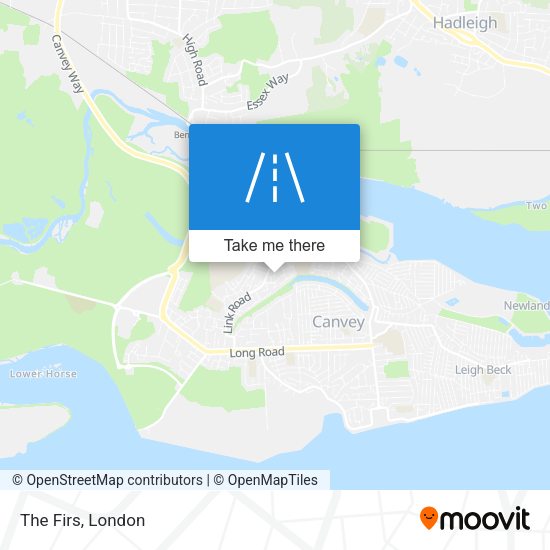 The Firs map