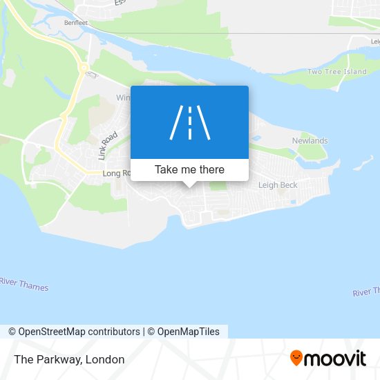 The Parkway map