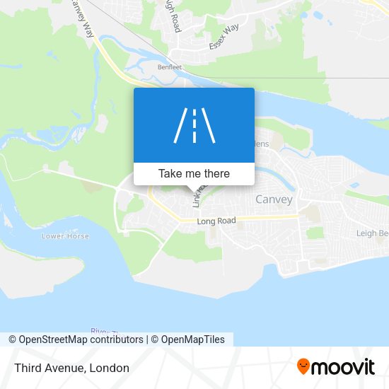 Third Avenue map