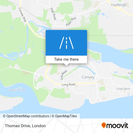 Thomas Drive map
