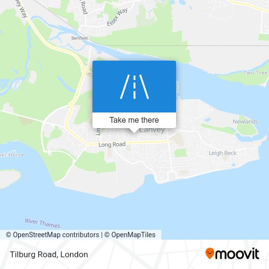 Tilburg Road map