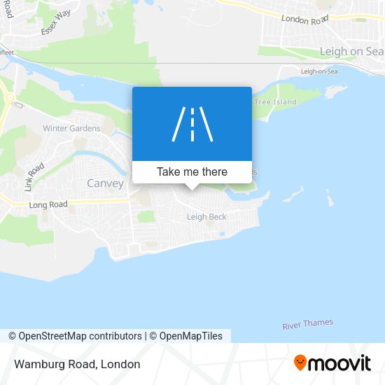 Wamburg Road map