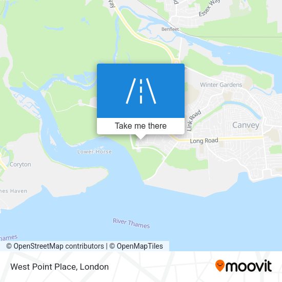 West Point Place map
