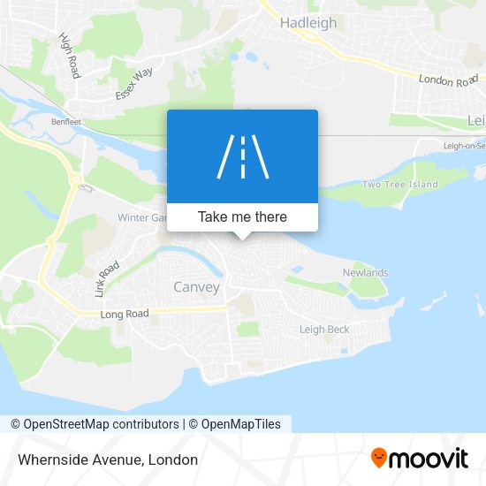 Whernside Avenue map
