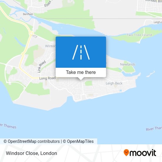 Windsor Close map