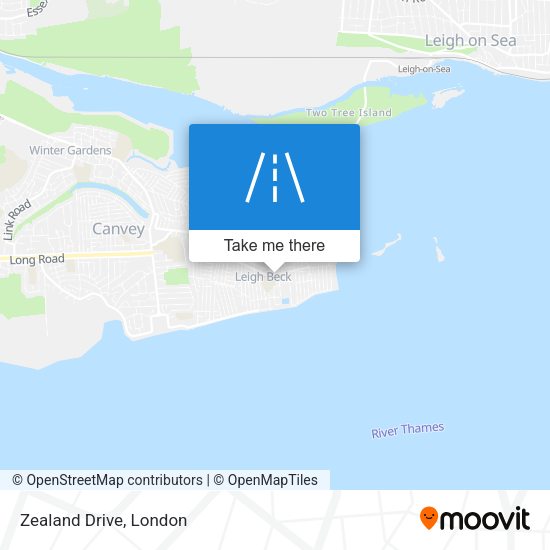Zealand Drive map