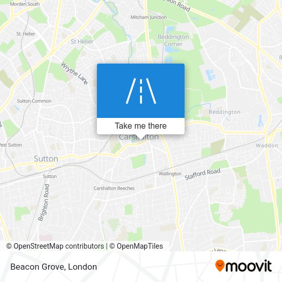 Beacon Grove map