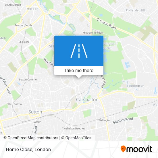 Home Close map