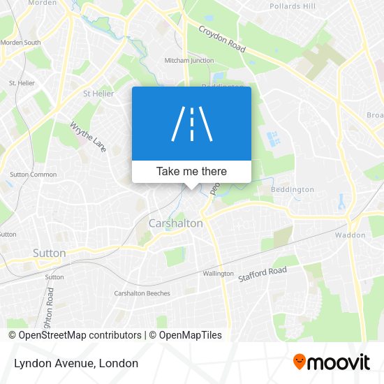 Lyndon Avenue map