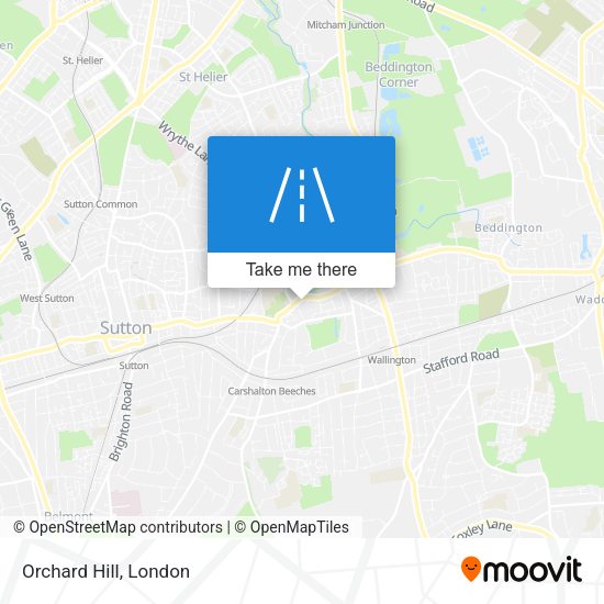 Orchard Hill map