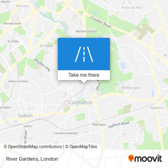 River Gardens map