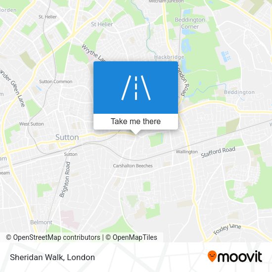 Sheridan Walk map