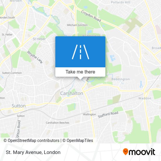 St. Mary Avenue map