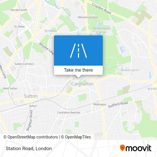 Station Road map