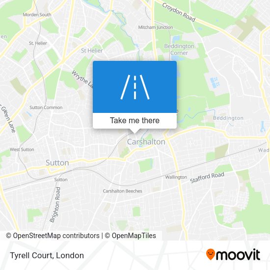 Tyrell Court map