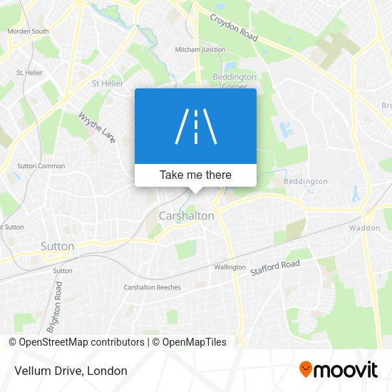 Vellum Drive map