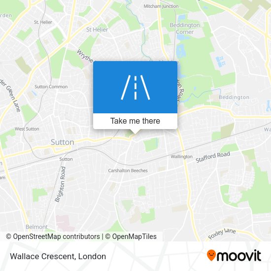 Wallace Crescent map